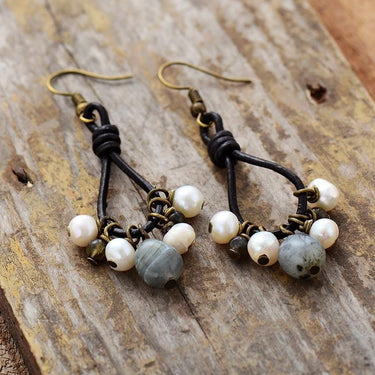 Back Country Leather Earrings-Your Soul Place